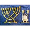 Image 1 : 510. (2) Brass Candlestick holders from Israel.