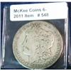 Image 1 : 548. 1880 P Morgan Silver Dollar. VG-8. Small rim notch.