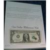Image 1 : 703. Series 1999 Millennium Uncirculated $1 Note