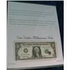 Image 2 : 703. Series 1999 Millennium Uncirculated $1 Note