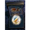 Image 2 : 709. 1922 P U.S. Peace Silver Dollar Colorized in a case.