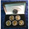 Image 2 : 712. Six-Piece Presidential Double Eagle Set in
