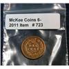 Image 2 : 723. 1879 Indian Cent. VG-F.