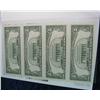 Image 2 : 777. Series 1995 Uncut Sheet $5 Federal Reserve Notes.