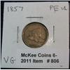 Image 1 : 806. 1857 Flying Eagle Cent. VG.