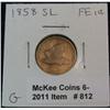 Image 1 : 812. 1858 SL Flying Eagle Cent. G.