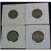 Image 2 : 853. 1915P, 17P, 18P  &  23S Buffalo Nickels. G.