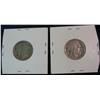 Image 2 : 856. 1925P & 1925S Buffalo Nickels. VG.