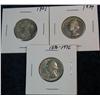 Image 1 : 875. 1901P G, 34P G & 1976 Unc Quarters.