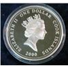Image 2 : 986. 2000 Cook Island Colorized Silver Dollar. Proof Like.