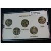 Image 1 : 998. 2000 Platinum State Quarter Set.
