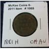 Image 1 : 1069. 1881 H Choice AU Canada Large Cent.