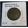 1076. 1904 Red-Brown MS 63 Canada Large Cent.