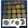 Image 1 : 1099. Collection (25) Different British Half & One Large Pennies.
