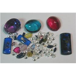 1113. Group of Stones removed from Jewelry. Several