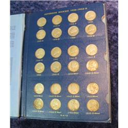 1115. 1938-65 Complete Set of Jefferson Nickels.