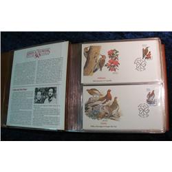 1116. Birds & Flowers 50 Capitals First Day Cover Set in Album.