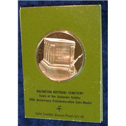 1121. Tomb of the Unknown Soldier Proof Bronze Medal.