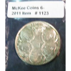 1123. 1863-1963 Greece Silver 30 Drachmai. BU.