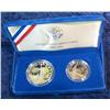 Image 1 : 1136. 1986 S Two-Piece Statue of Liberty Proof Set.