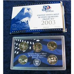 1139. 2003 S U.S. State Quarters Proof Set. Original as issued.