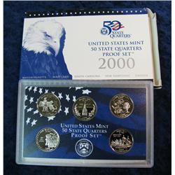 1140. 2000 S U.S. State Quarters Proof Set. Original as issued.