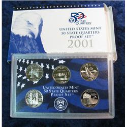 1141. 2001 S U.S. State Quarters Proof Set. Original as issued.