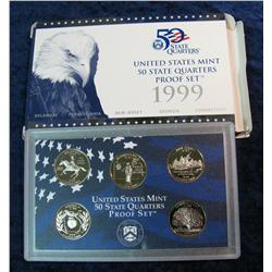 1142. 1999 S U.S. State Quarters Proof Set. Original as issued.