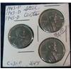 Image 1 : 1149. Three-Piece Set of WW II Cents. 1943P, D, & D.