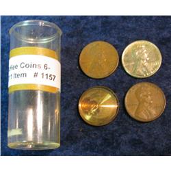 1157. Hollowed out Cent (reverse only) & 1959 Zinc