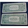 Image 2 : 1187. Series 1935F & 1957 $1 Silver Certificates. VG.