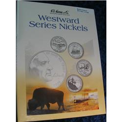 1193. Mint unused Westward Series Nickels folder by