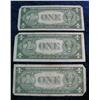 Image 2 : 1201. Series 1935 D, E, & F $1 Silver Certificates. VG-VF.