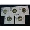 Image 1 : 1210. 2005S Silver Proof State Hood Quarters Set.