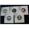 Image 1 : 1212. 2007S Silver Proof State Hood Quarters Set.