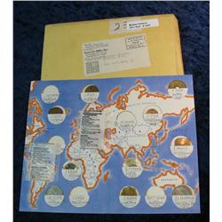 1227. Wheaties Mystery Coin Collection with 10-Better Foreign Coins