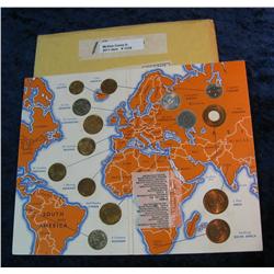 1236. Wheaties International Coin Collection with 15