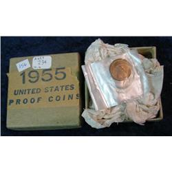 1237. 1955 US Proof Set. In Original Box as Issued.