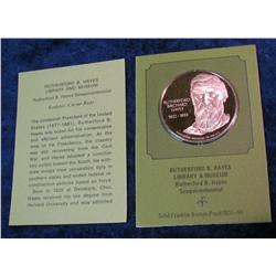 1253. Rutherford B. Hayes Sesquicentennial Medal.