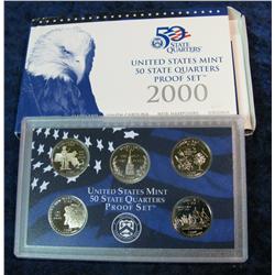 1280. 2000S US Proof Quarter Set. Original as Issued.