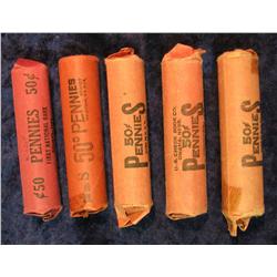 1289. (250) Old U.S. Wheat Cents in wrappers.