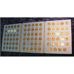 1303. 1941-73 Set of Lincoln Cents in a Whitman folder.