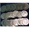 1322. (9) Clad Kennedy Half Dollars; (8) 40% Silver Halves; &