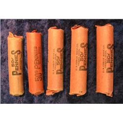 1327. (250) Old U.S. Wheat Cents in wrappers.