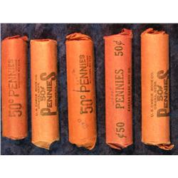 1330. (250) Old U.S. Wheat Cents in wrappers.