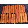 1334. (25) Rolls of Old Wheat Cents