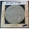 1365. 1926 D Peace Silver Dollar. F-12.