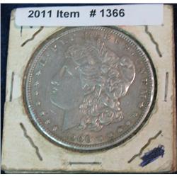 1366. 1900 P Morgan Silver Dollar. EF 40.