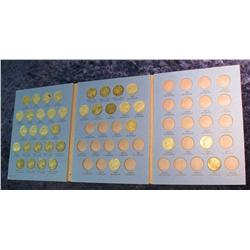 1372. Whitman Jefferson Nickel folder with (15) Silver