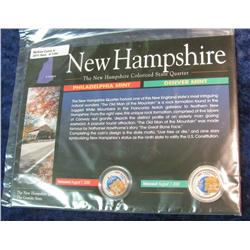 1380. New Hampshire Colorized State Quarter Set.